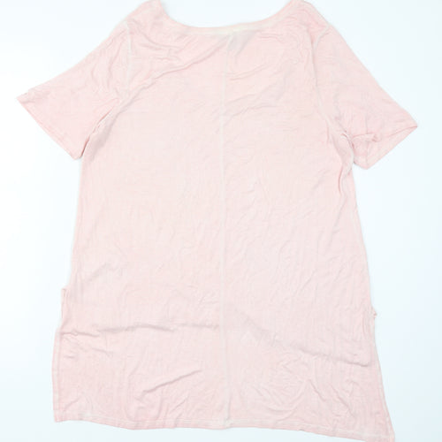 FOREVER 21 Womens Pink   Basic T-Shirt Size 18