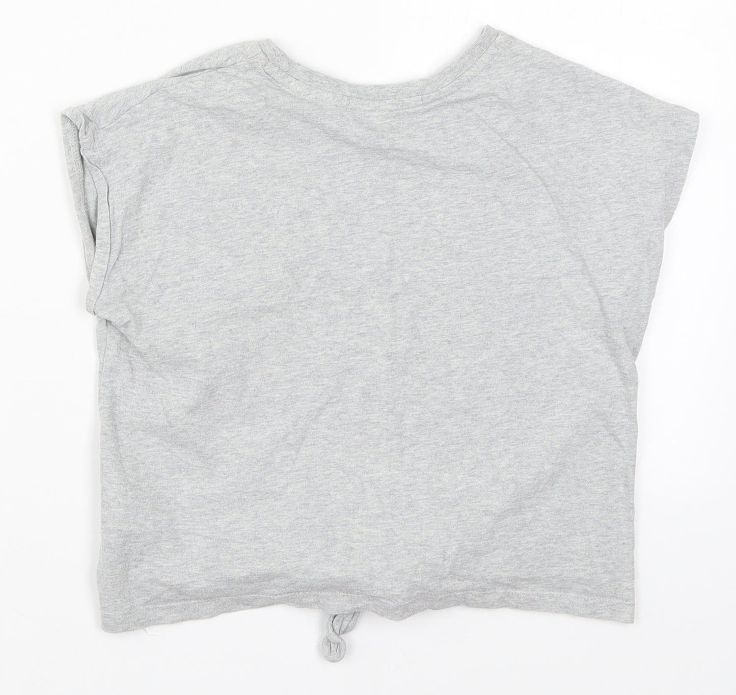 Marks and Spencer Girls Grey   Basic T-Shirt Size 7-8 Years  - Day Dreamer