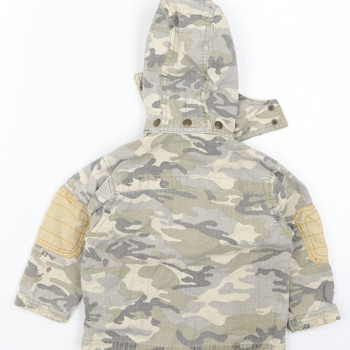 Rohm & Emmy Boys Beige Camouflage  Jacket  Size 2 Years