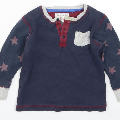 NEXT Boys Blue Solid  Cami Pyjama Top Size 18-24 Months  - Stars