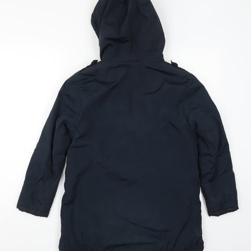 Zara Girls Blue   Basic Coat Coat Size 11-12 Years