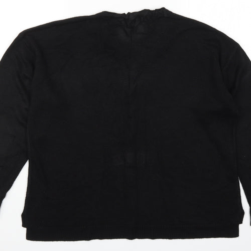 Studio Womens Black  Knit Pullover Jumper Size 20