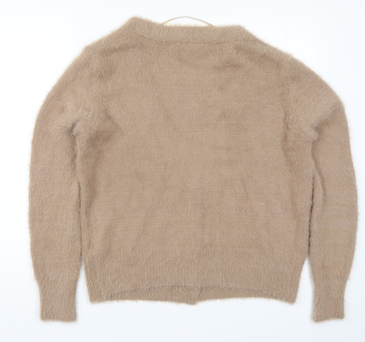 Primark Womens Brown  Knit Cardigan Jumper Size 6