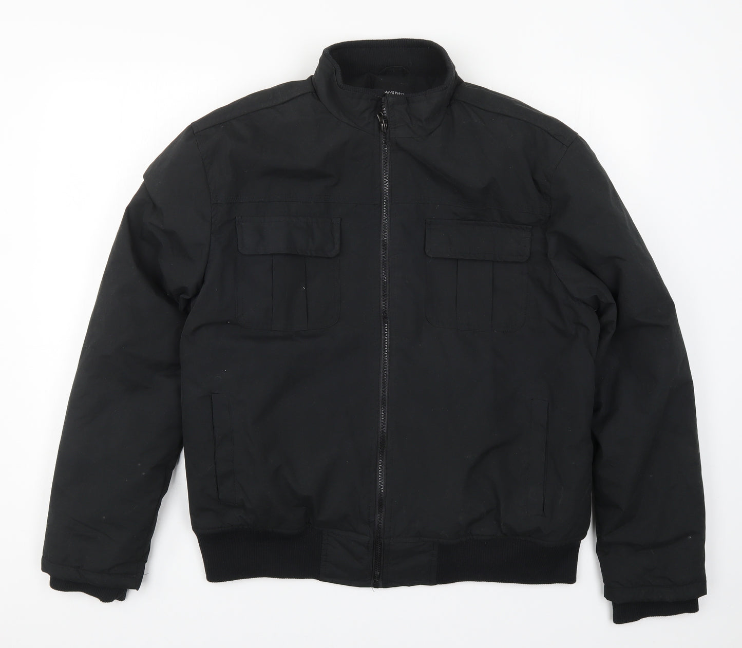 Urban Spirit Mens Black   Jacket Coat Size L