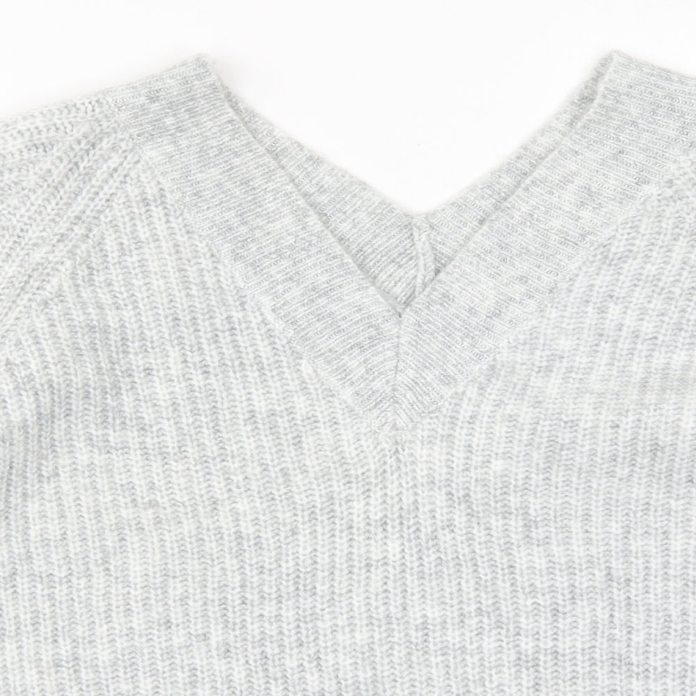 George Womens Grey  Knit Pullover Jumper Size M