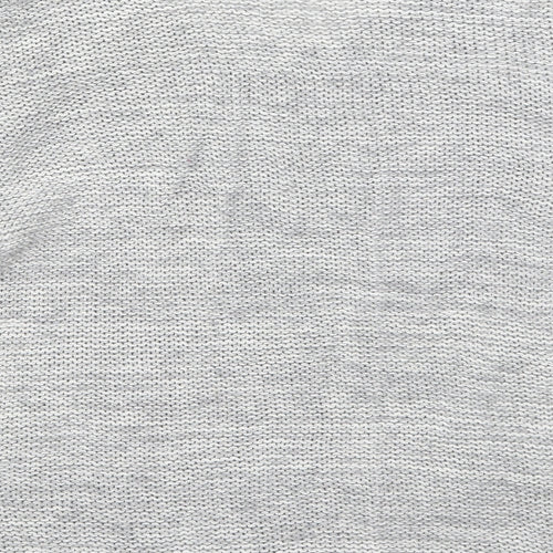 Remel Womens Grey  Knit Pullover Jumper Size M
