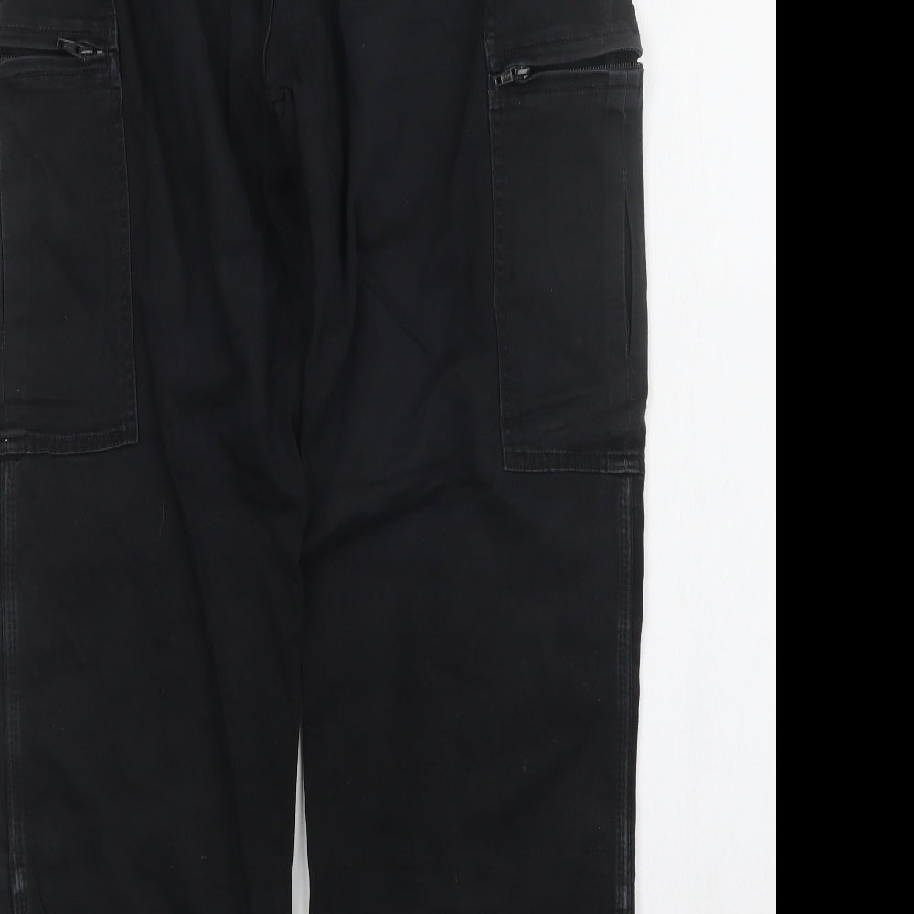 Strategy Mens Black   Trousers  Size 34 in L28 in
