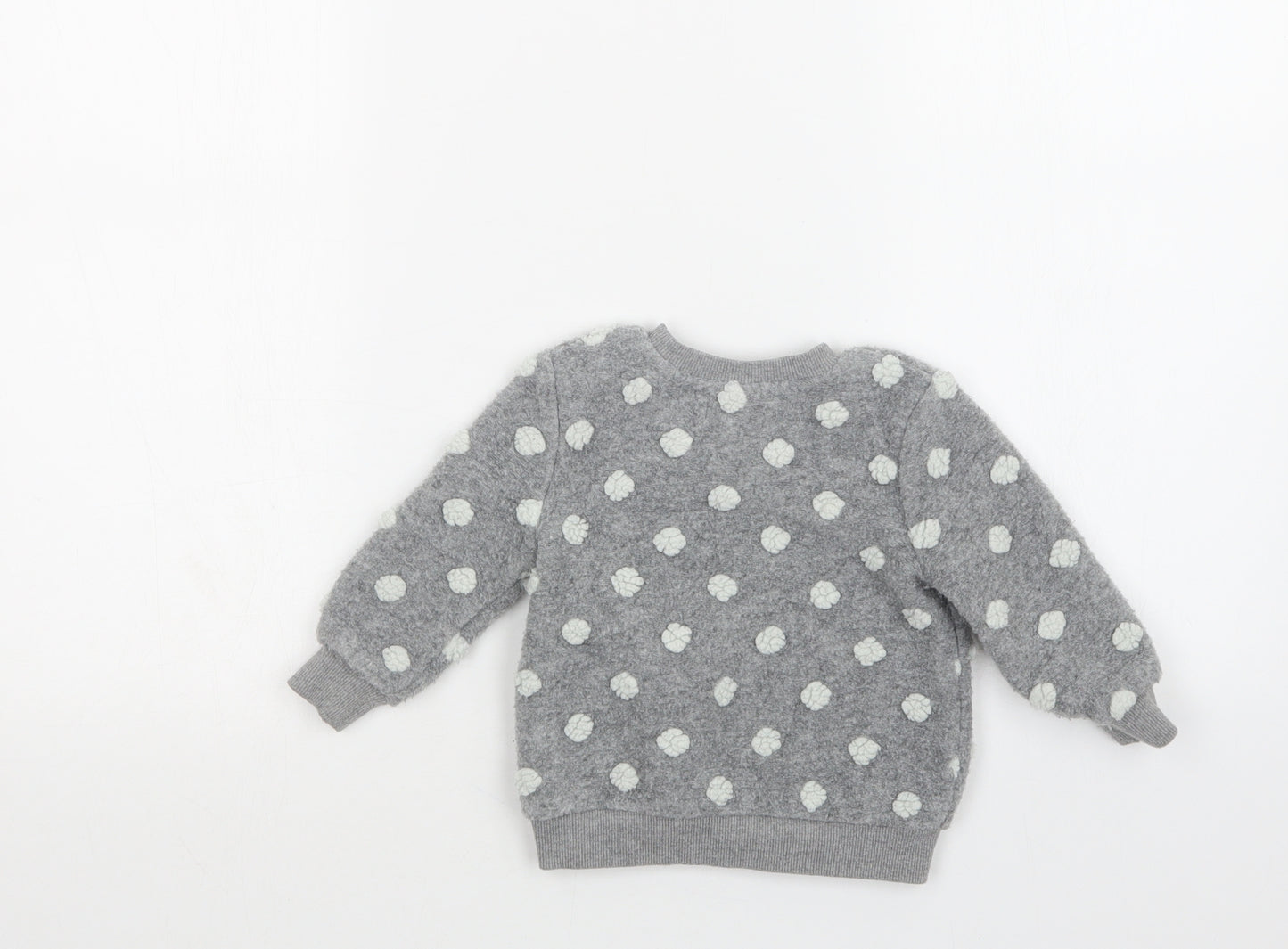 Primark Girls Grey   Pullover Jumper Size 12-18 Months