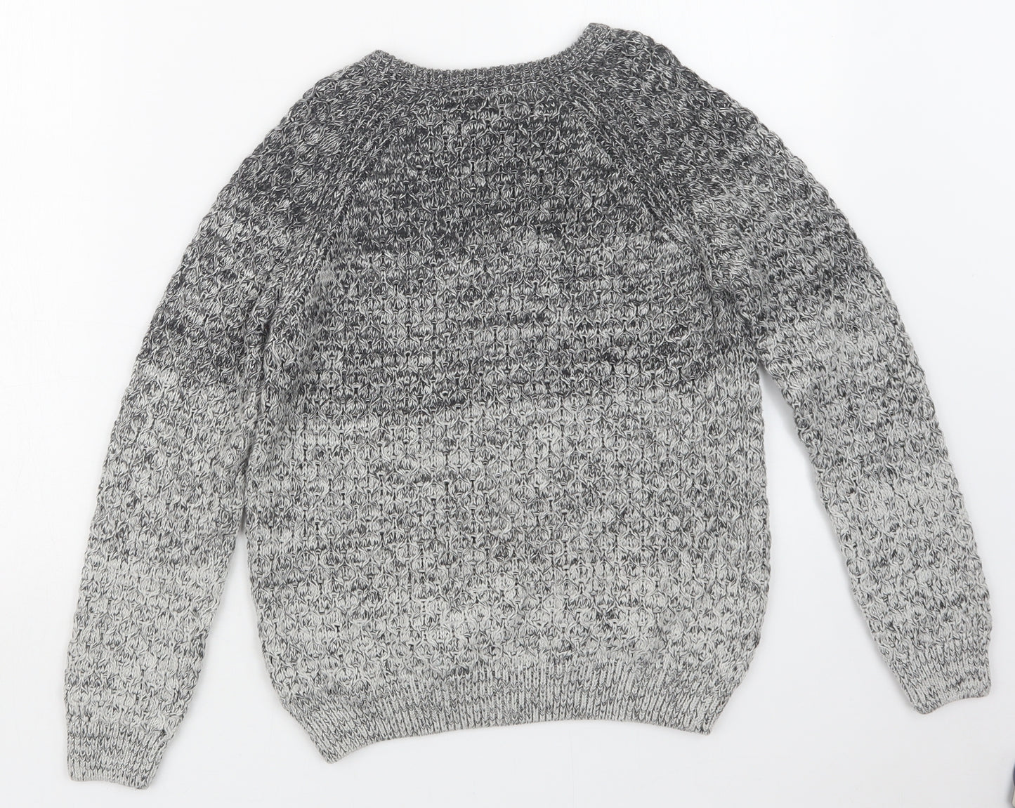 George Boys Grey  Knit Pullover Jumper Size 8-9 Years