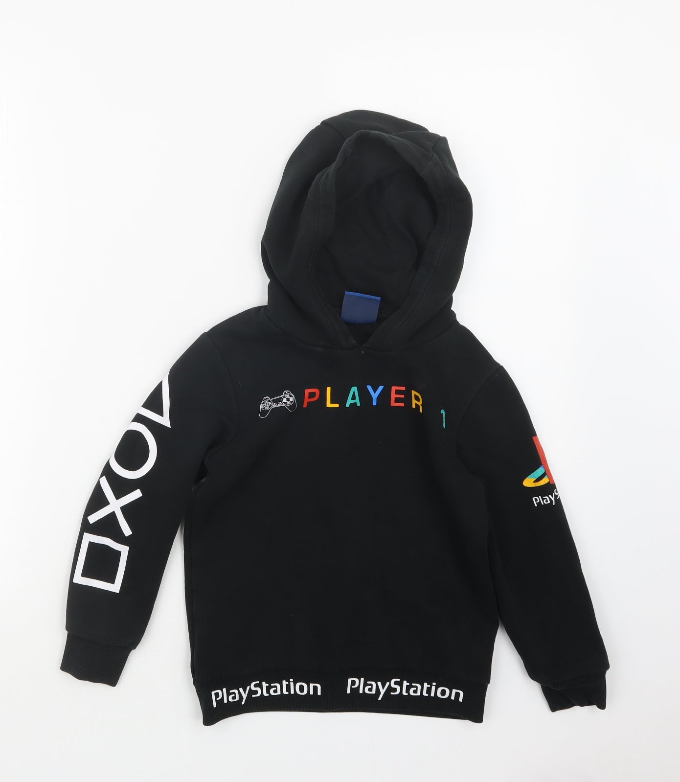 NEXT Boys Black   Pullover Hoodie Size 6 Years  - Play Station