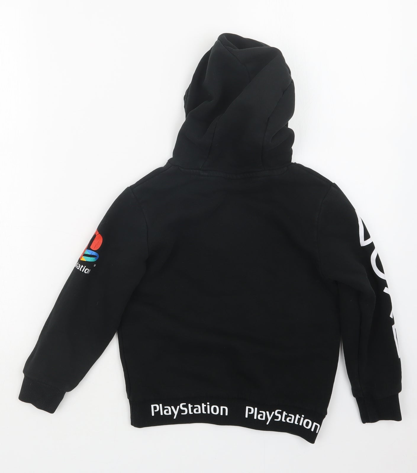 NEXT Boys Black   Pullover Hoodie Size 6 Years  - Play Station