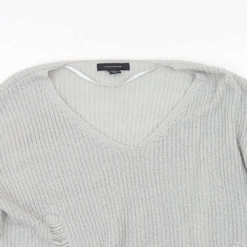 Atmosphere Womens Grey  Knit Pullover Jumper Size 10