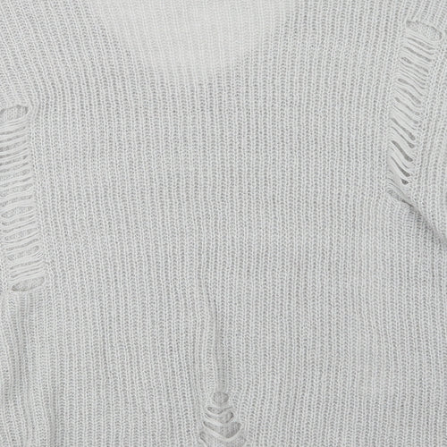 Atmosphere Womens Grey  Knit Pullover Jumper Size 10