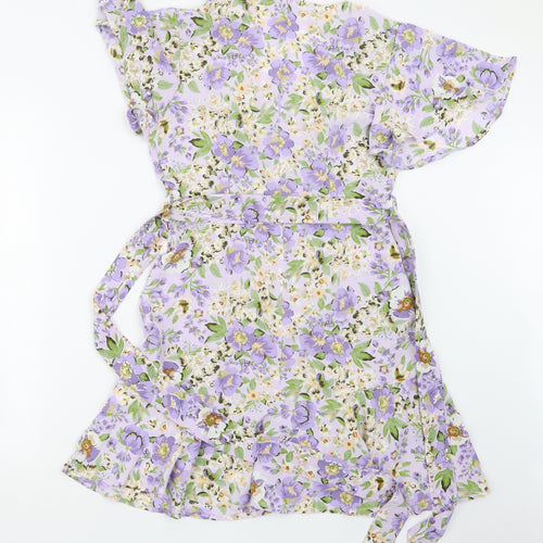 SheIn Womens Purple Fair Isle  Mini  Size M