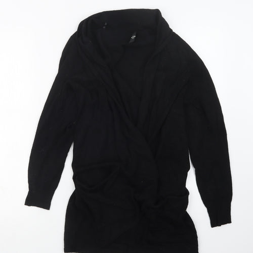 Preworn Womens Black   Cardigan Jumper Size 14