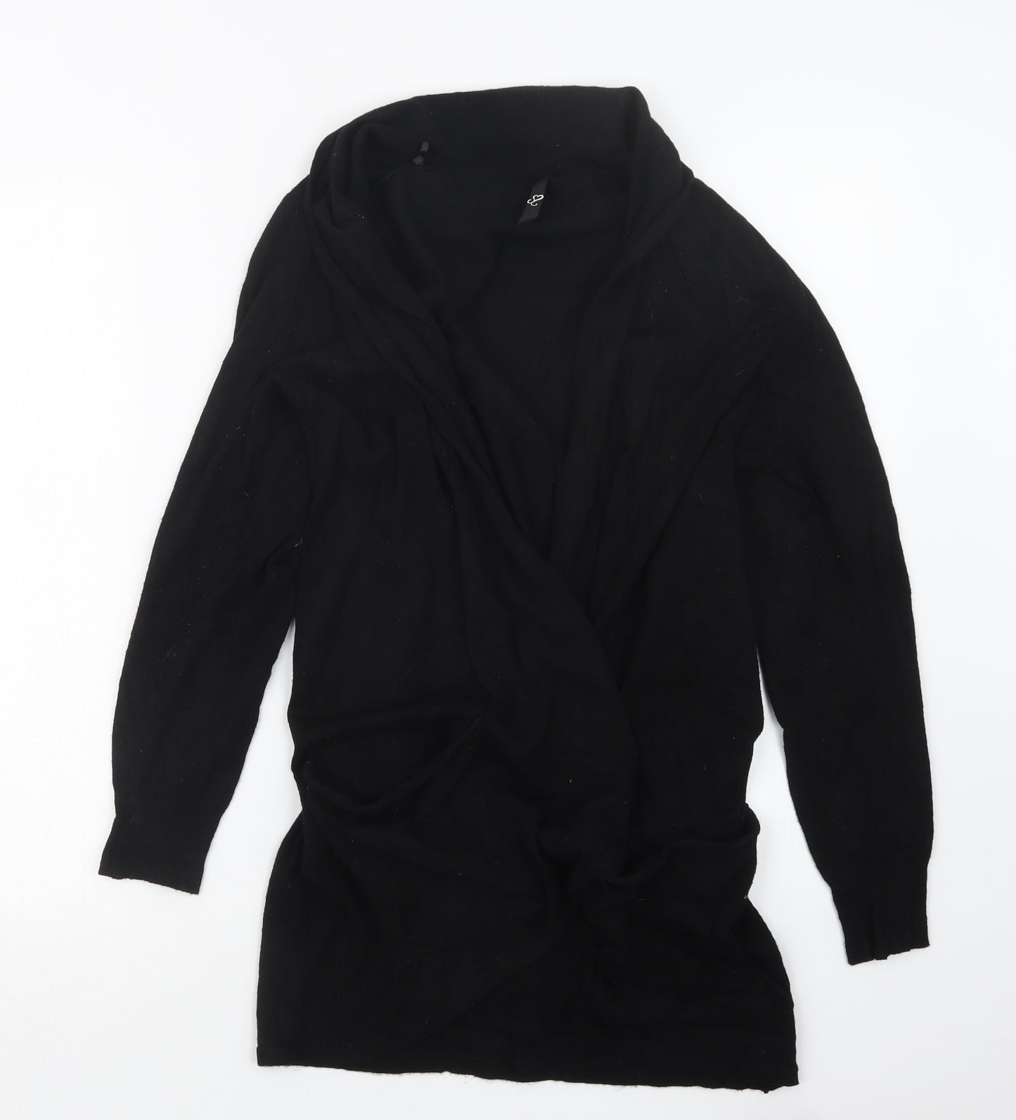 Preworn Womens Black   Cardigan Jumper Size 14