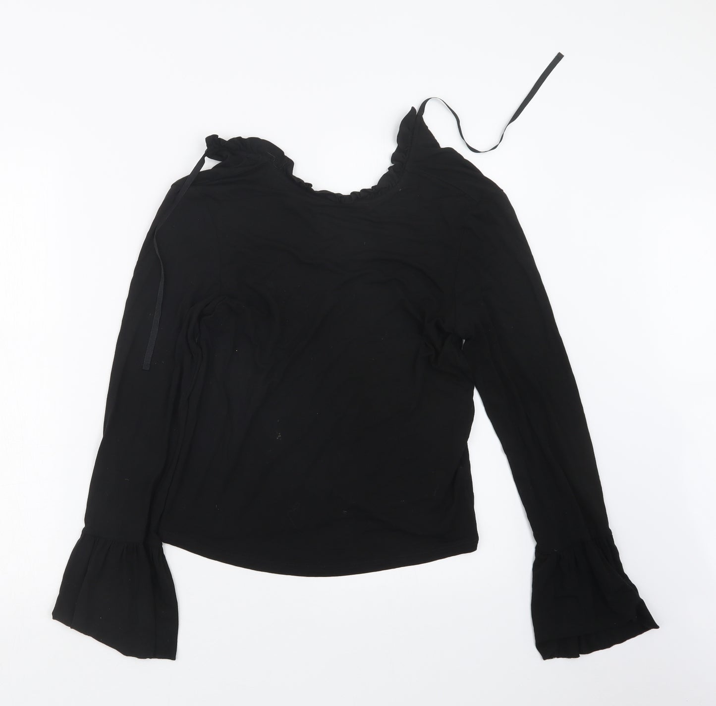 Topshop Womens Black   Basic T-Shirt Size 8