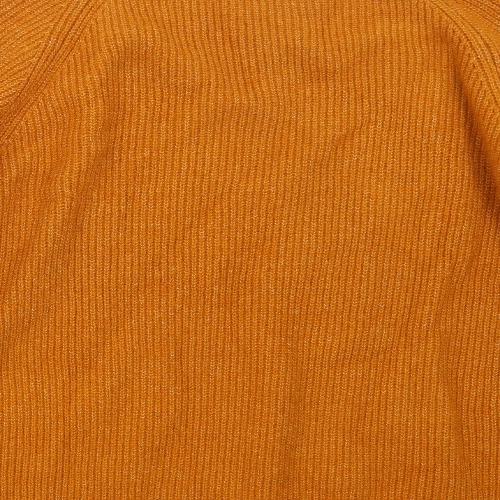 Primark Womens Orange  Knit Pullover Jumper Size 18