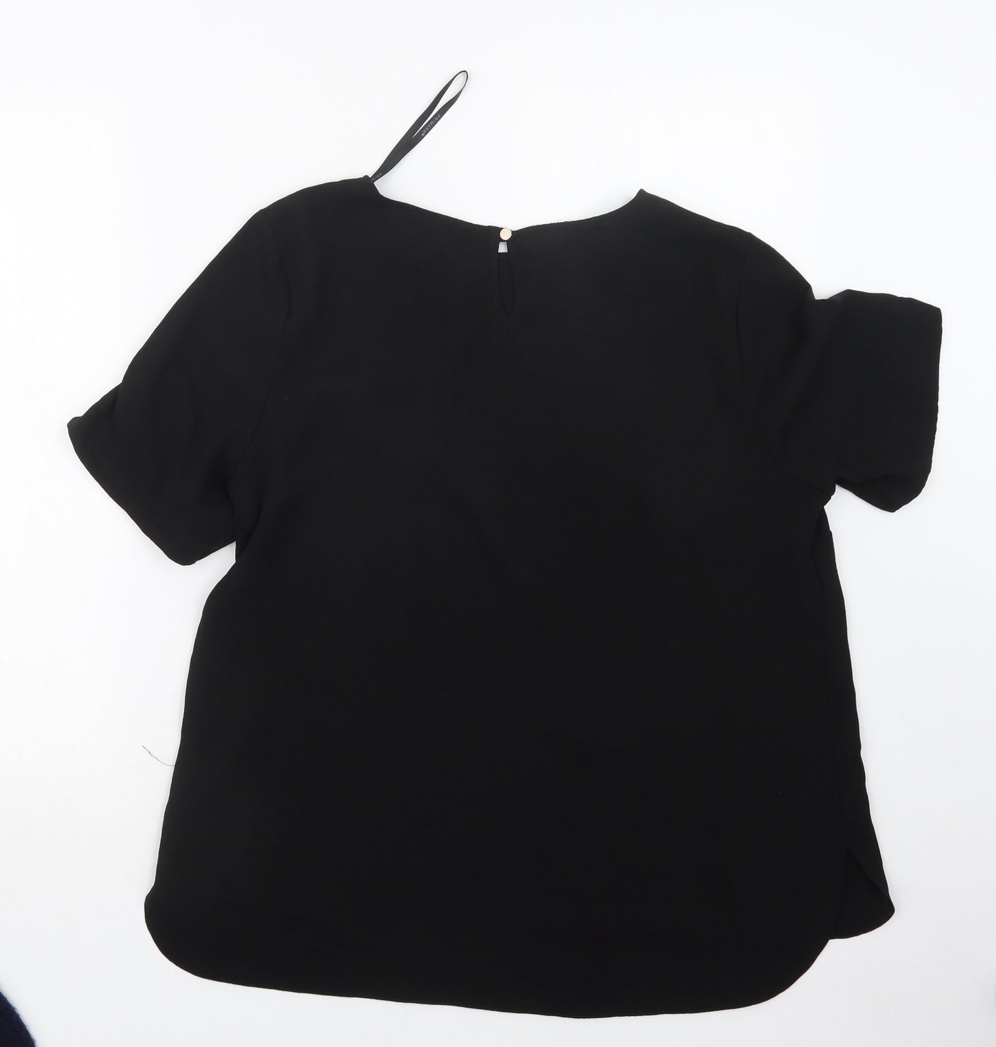 Primark Womens Black   Basic T-Shirt Size 16