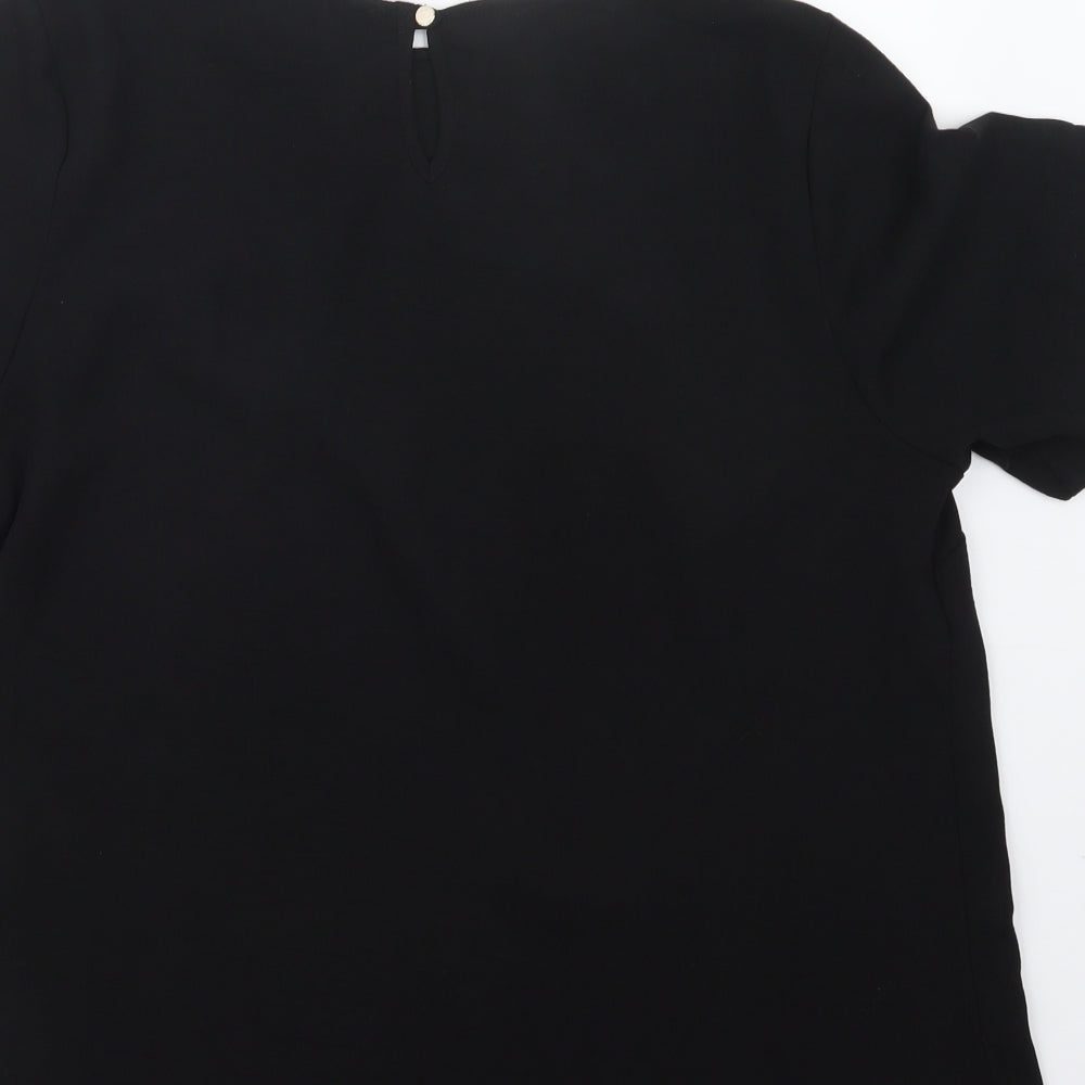Primark Womens Black   Basic T-Shirt Size 16