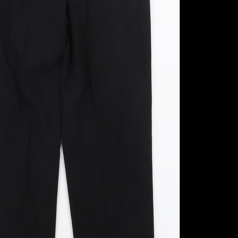 Marks and Spencer Womens Black   Trousers  Size 16 L27.5 in