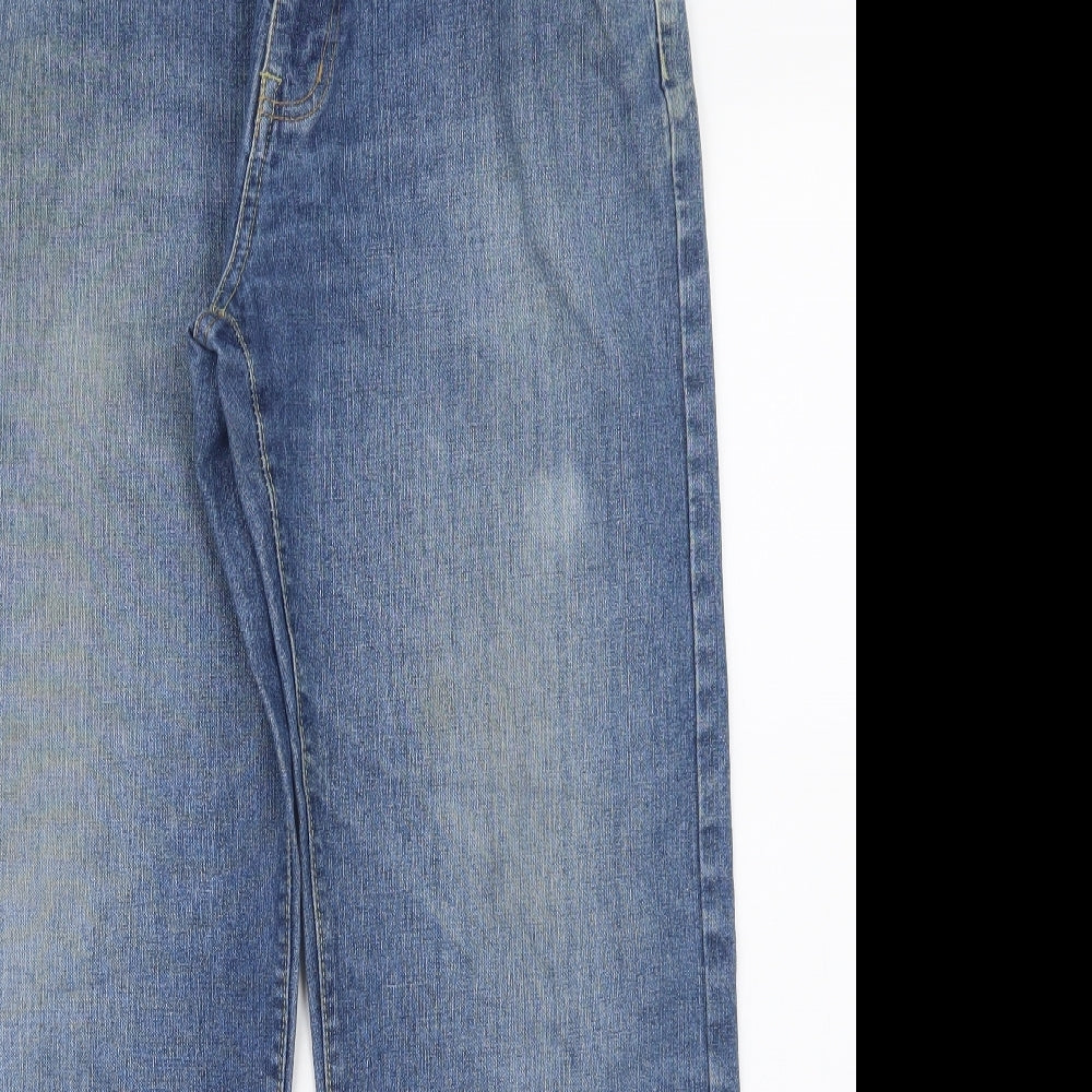 Easy Mens Blue  Denim Straight Jeans Size 33 in L29 in