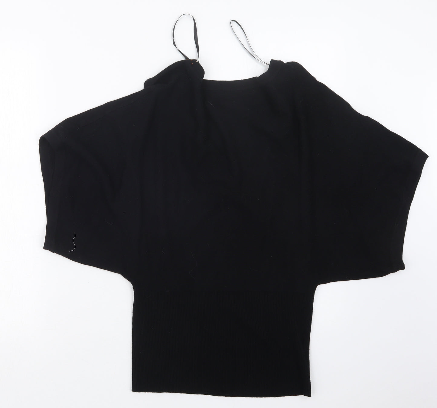 Matalan Womens Black  Knit Pullover Jumper Size 18