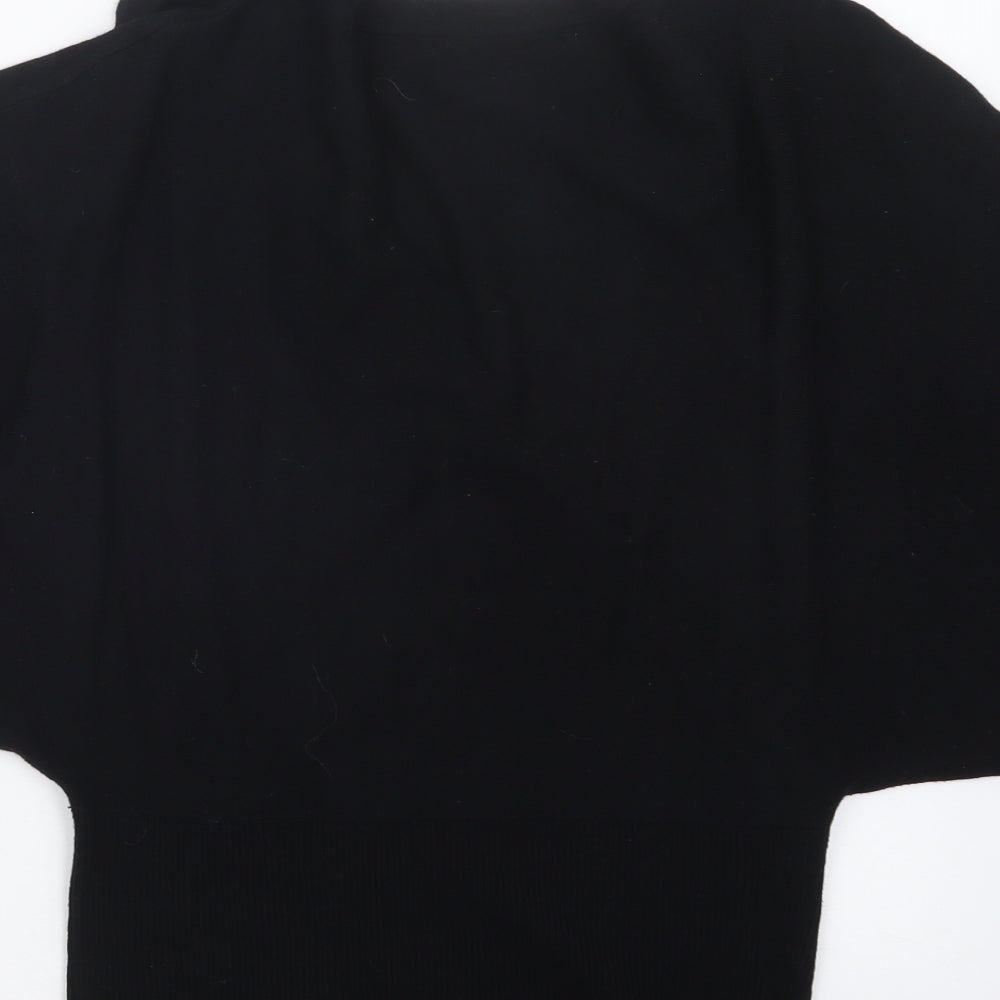 Matalan Womens Black  Knit Pullover Jumper Size 18