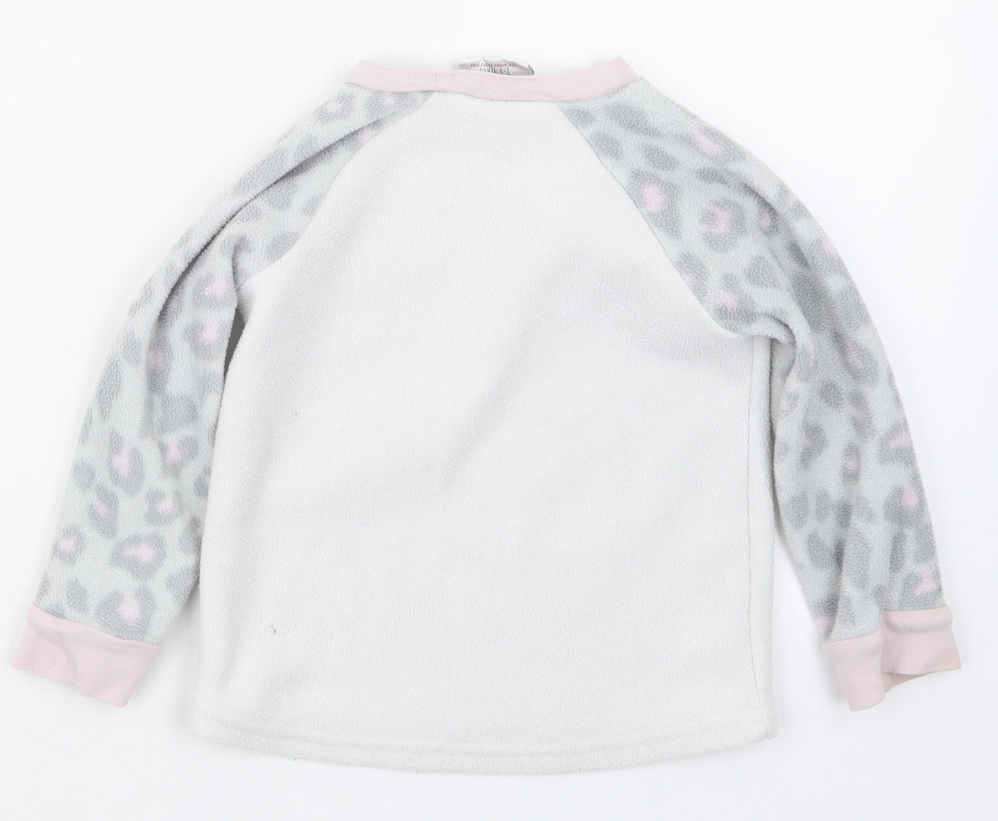 JAM JAM Girls Grey Animal Print  Top Pyjama Set Size 2-3 Years