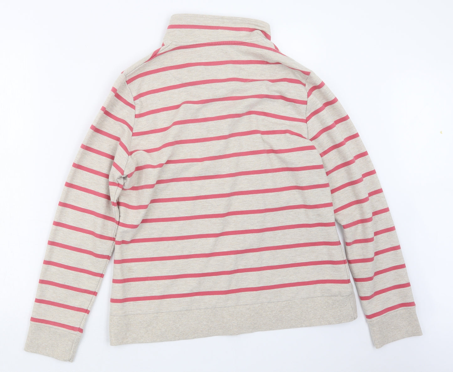 DASH Womens Pink Striped  Pullover Sweatshirt Size 14