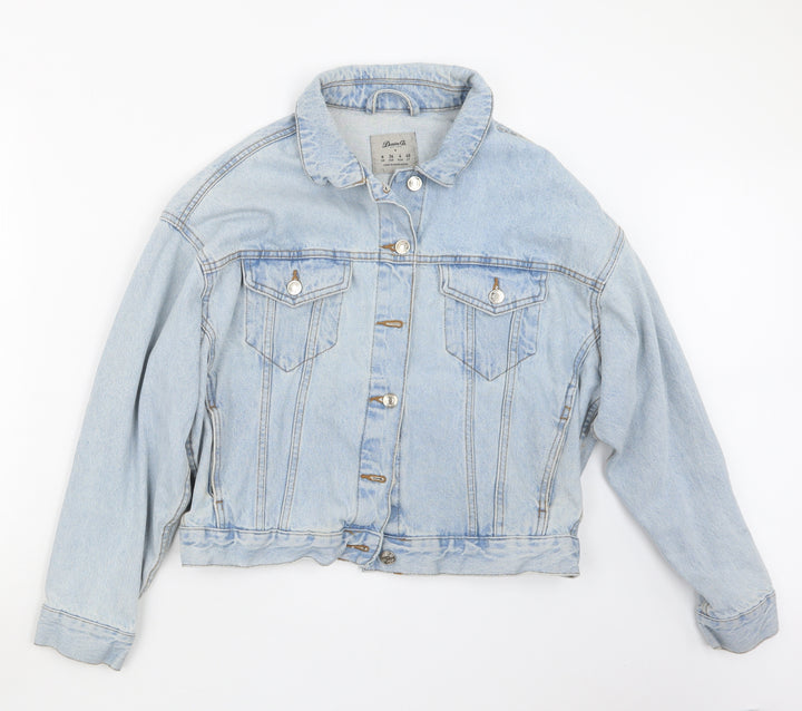 Denim Co. Womens Blue Denim Jacket Size 8