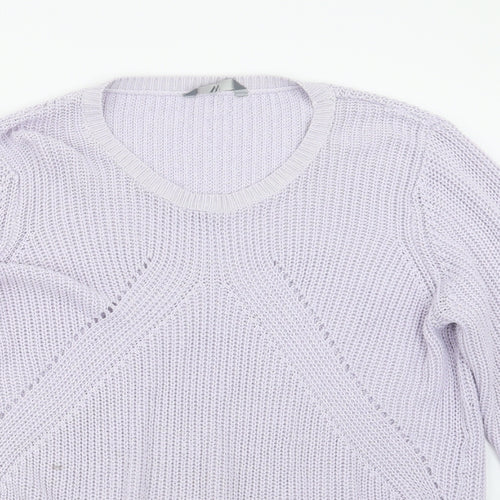 BHS Womens Purple  Knit Pullover Jumper Size 18