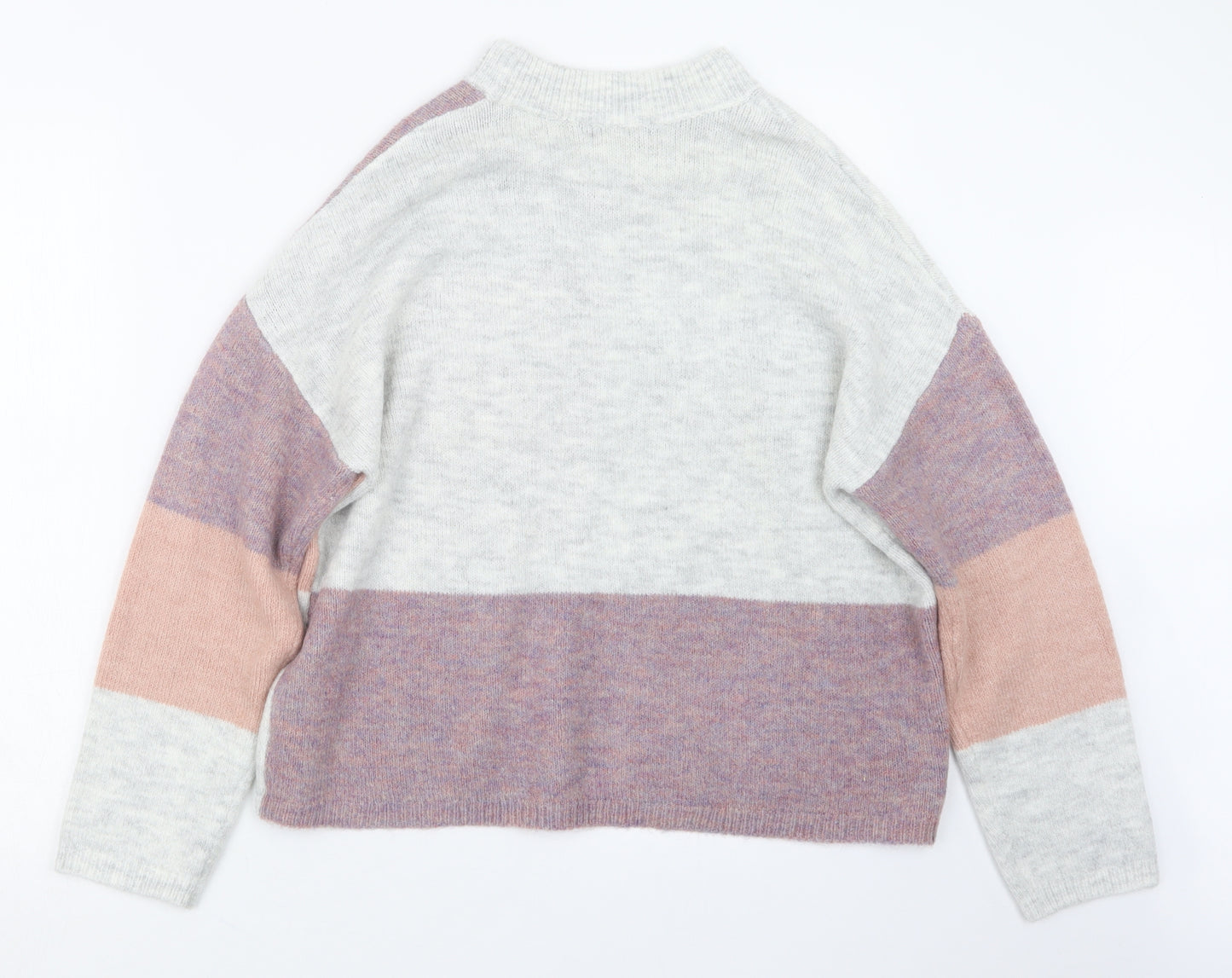 George Womens Grey  Knit Pullover Jumper Size L
