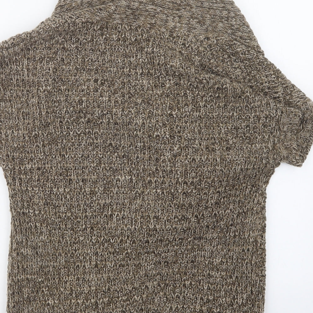 George Womens Brown  Knit Cardigan Jumper Size L