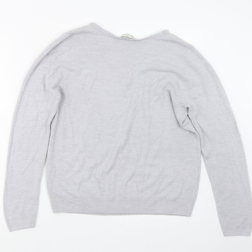BHS Womens Grey  Knit Pullover Jumper Size 16