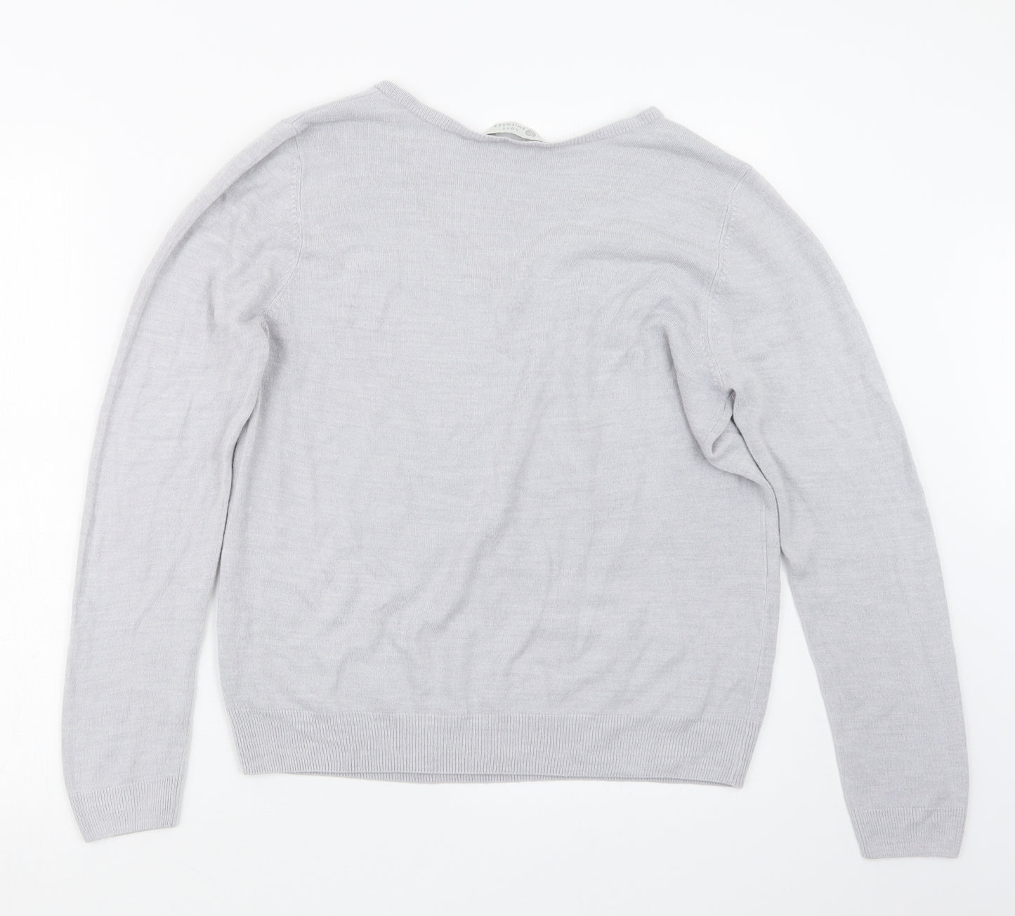 BHS Womens Grey  Knit Pullover Jumper Size 16
