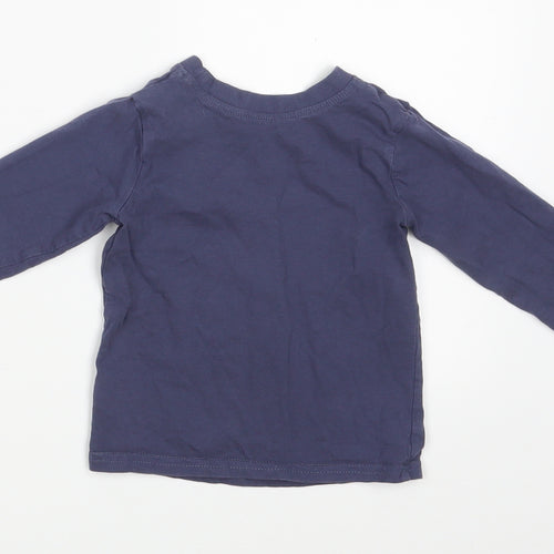George Boys Blue   Basic T-Shirt Size 9-12 Months