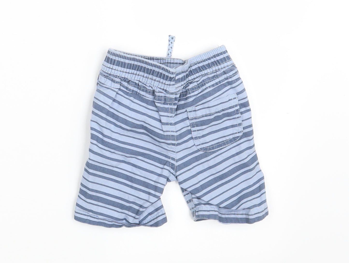 Priamrk Baby Blue Striped  Sweatpants Trousers Size 6-9 Months  - Waist 16in; Inside  leg 3in