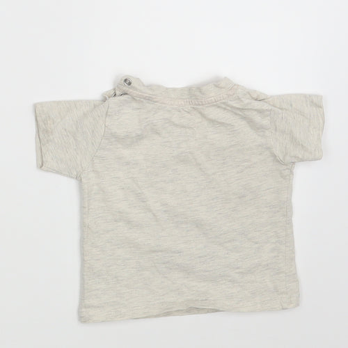 Primark Baby Beige   Basic T-Shirt Size 6-9 Months  - Kool-ala