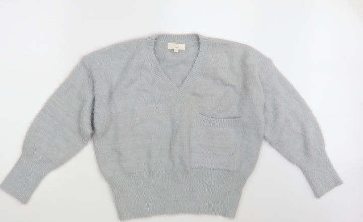 TU Womens Grey Pullover Jumper One Size