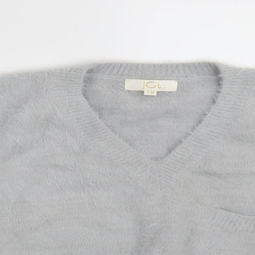 TU Womens Grey   Pullover Jumper One Size