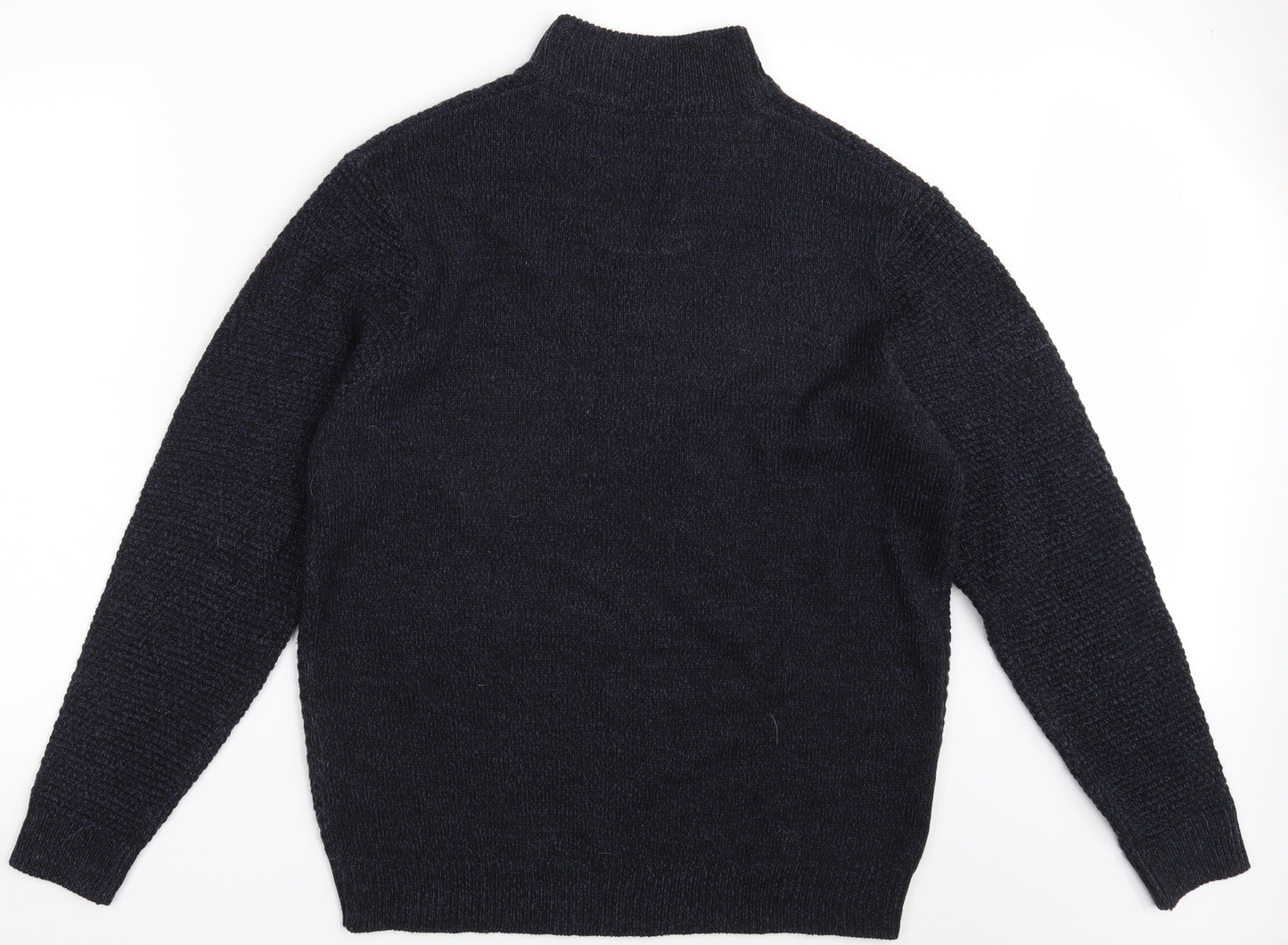 F&F Mens Blue  Knit Pullover Jumper Size XL