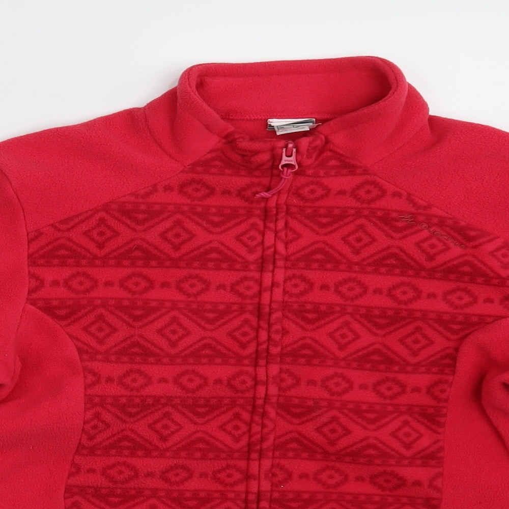 Stratermic Womens Pink Argyle/Diamond  Full Zip Jumper Size S