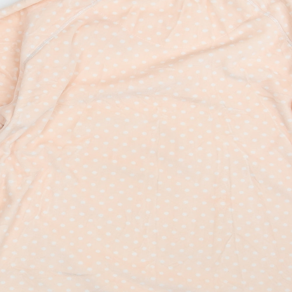 TU Womens Pink Polka Dot  Babydoll Pyjama Top Size 12