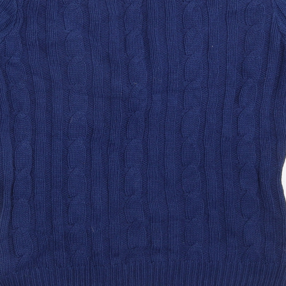 New Look Womens Blue  Knit Pullover Jumper Size 12