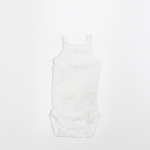 Zara Baby White   Basic Tank Size 0-3 Months