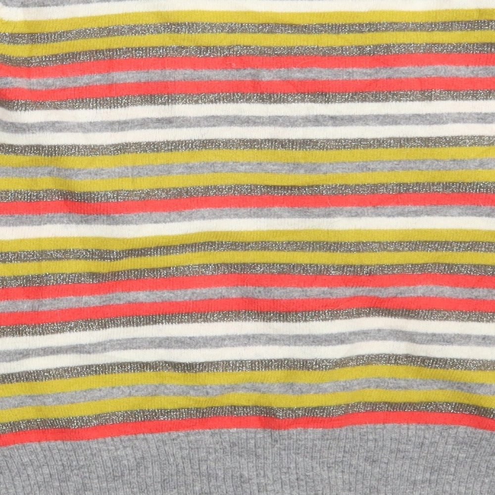 Jasper Conran Womens Multicoloured Striped  Cardigan Jumper Size 12