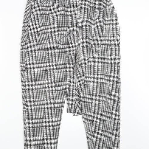 Spotted Womens Black Check  Dress Pants Trousers Size L L26 in