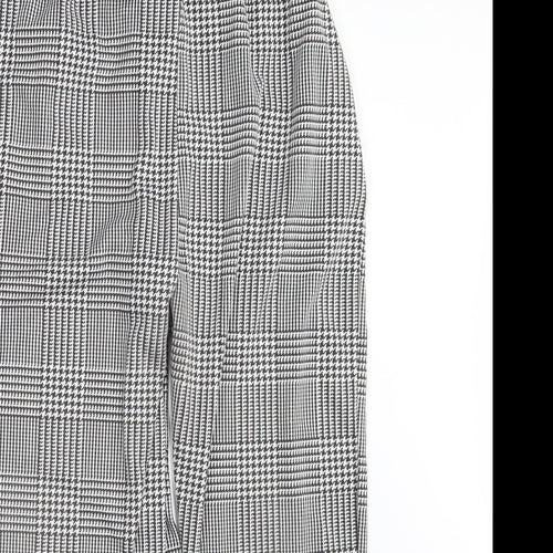 Spotted Womens Black Check  Dress Pants Trousers Size L L26 in