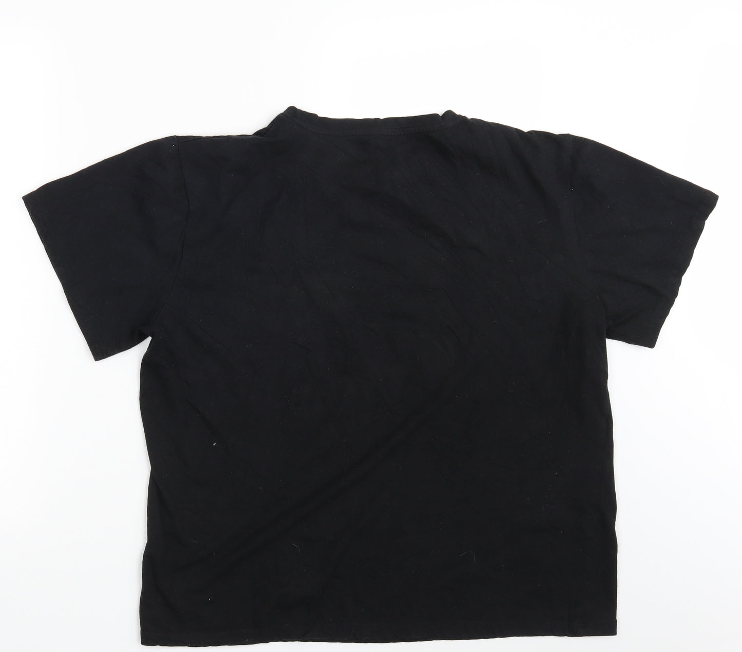Preworn Mens Black    T-Shirt Size XL